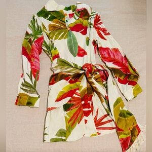 Farm Rio Spring Forest Mini Dress size M